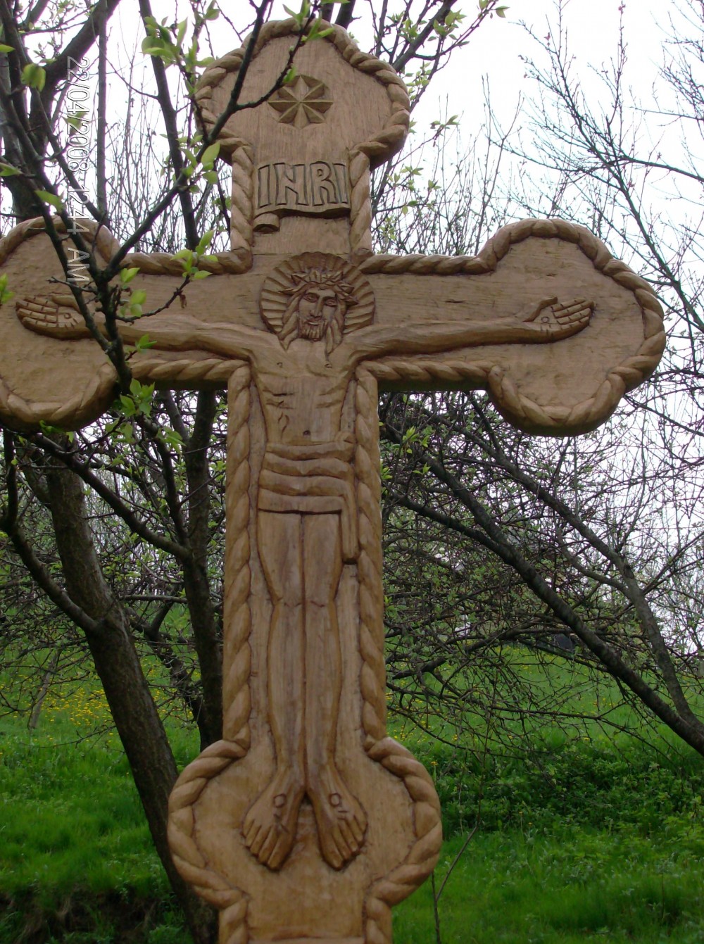 hand carved wood crosses